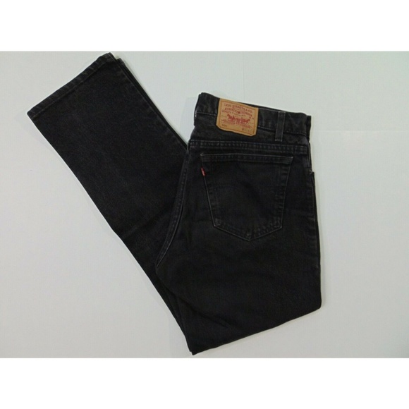 black jeans with red pockets 90s